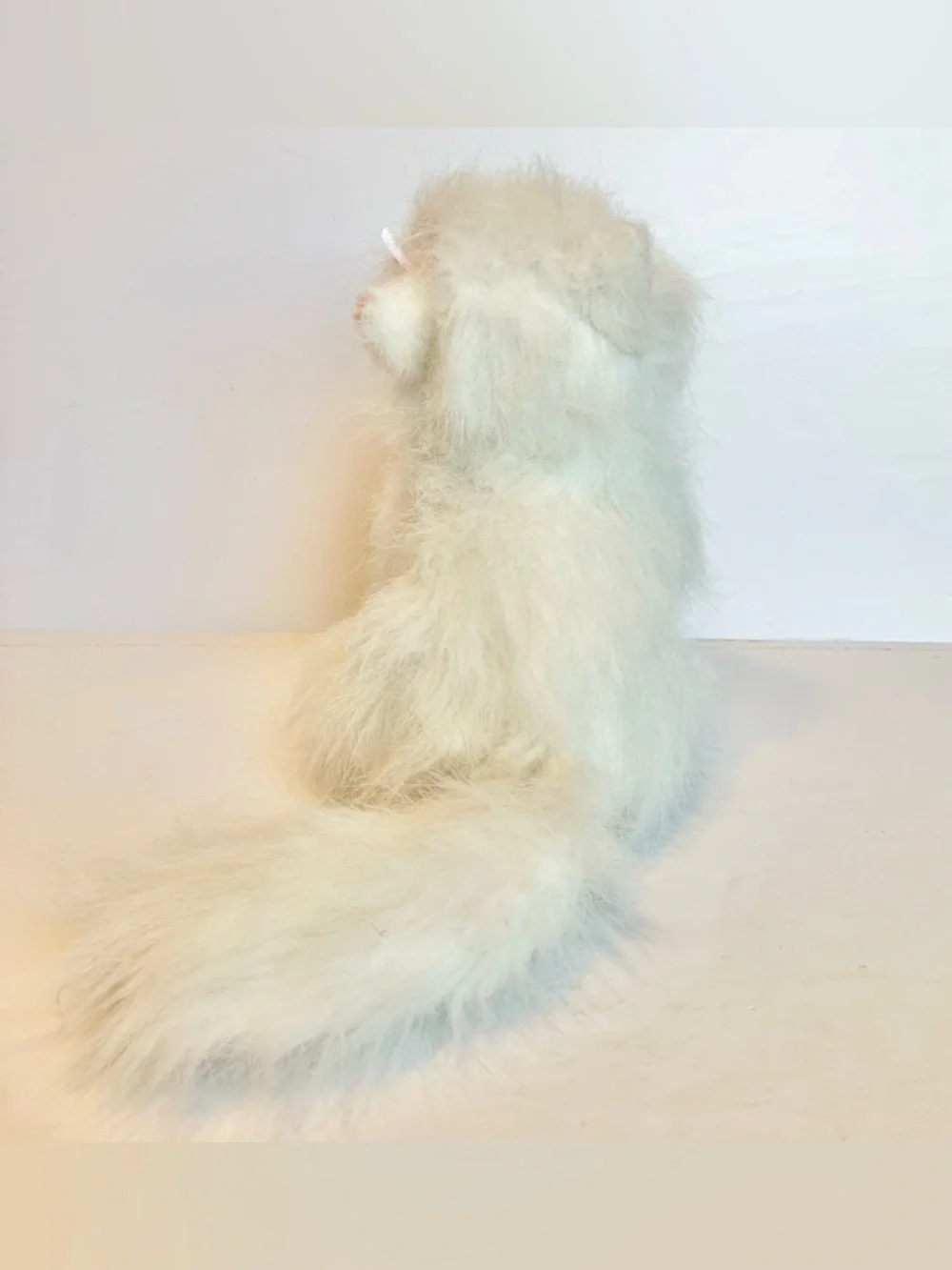 Ganz Webkinz HM110 PERSIAN‎ CAT White Plush Kitty Cat Stuffed Animal NO CODE
